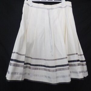 ETAM Striped Skirt Side Zipper Medium 170/70A
